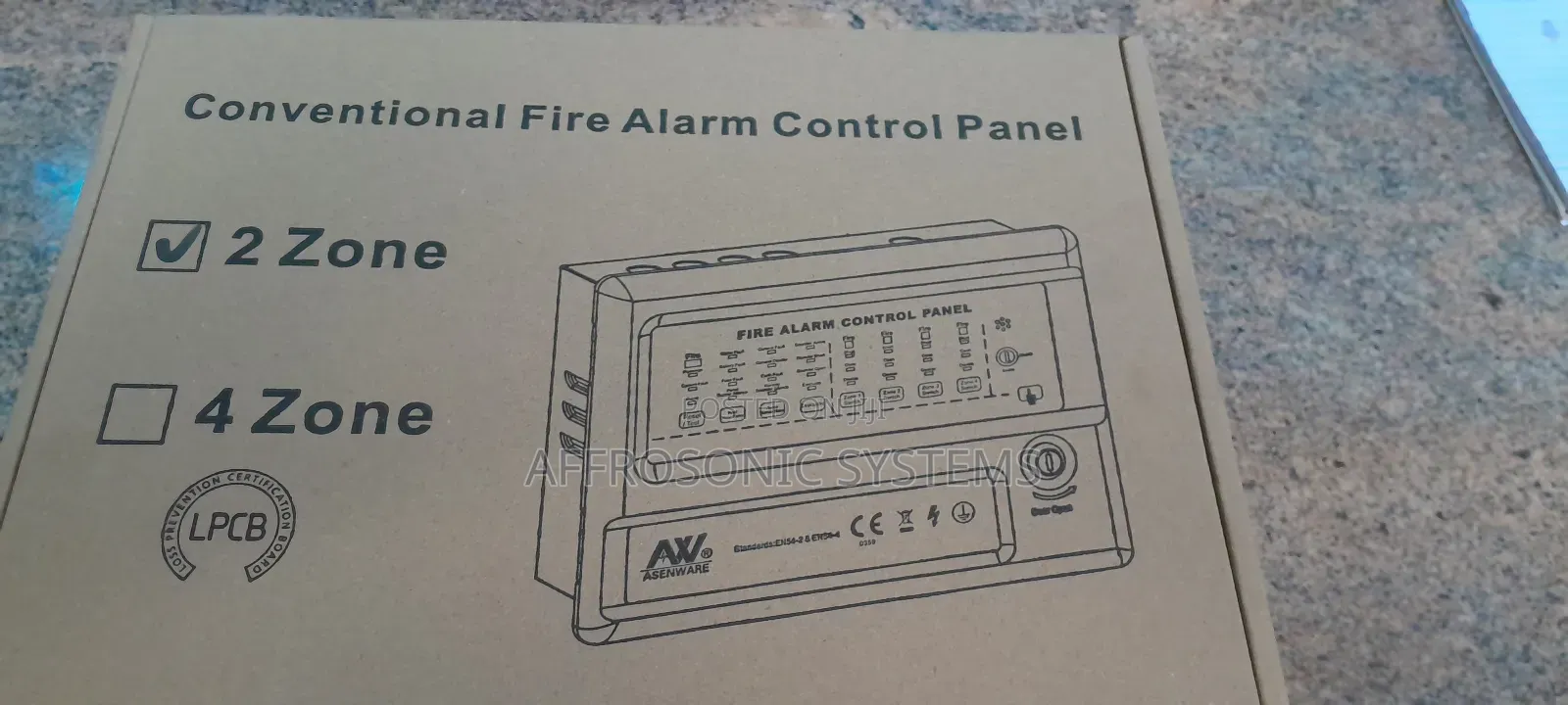 2 Zone Fire Alarm Panel