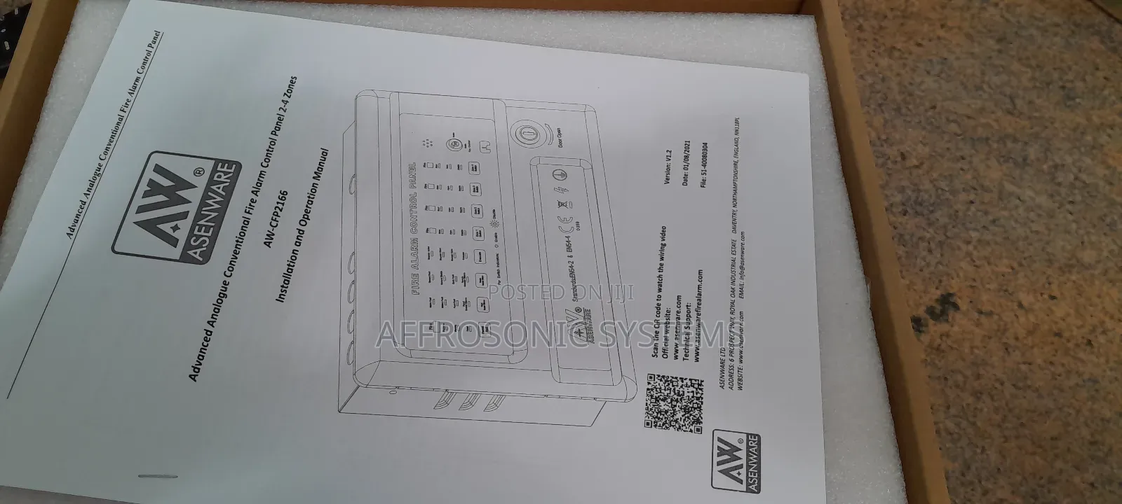 2 Zone Fire Alarm Panel