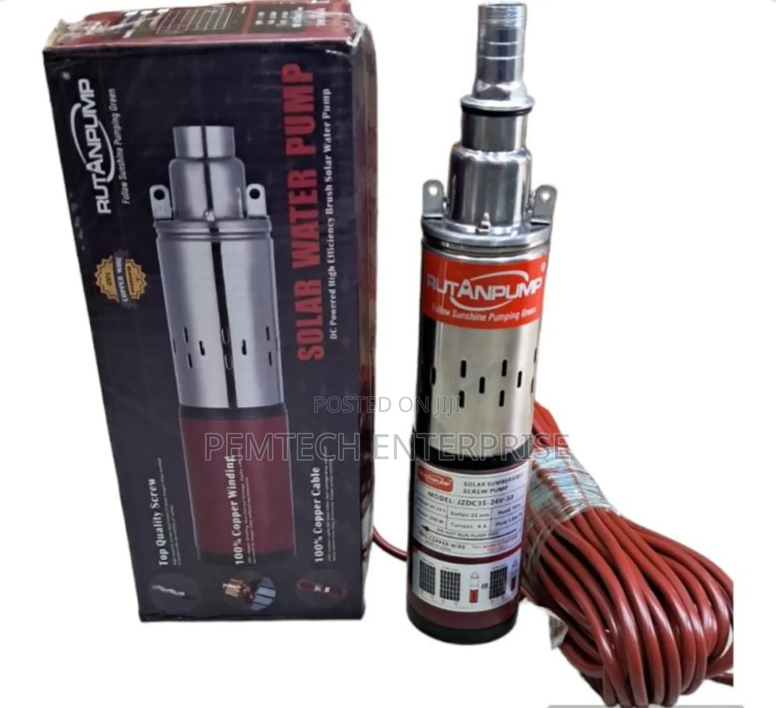 Rutan Solar Water Pump 24v