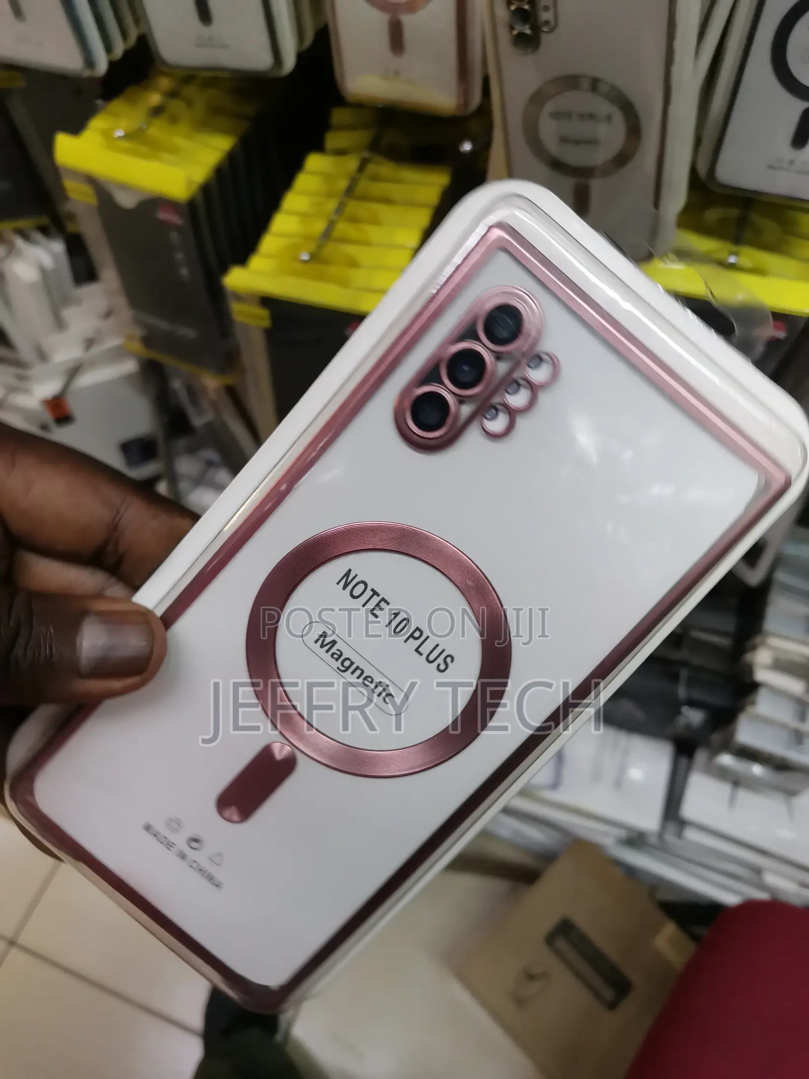 Galaxy Note 10 Plus Case With Magsafe Electroplated Pink