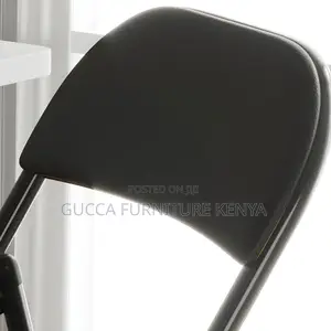 Office Chairs: Folding Armless Non-Adjustable Height Chair