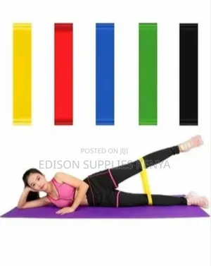 Exercise Resistance Bands Work Out Elastic Belts Set 5pcs