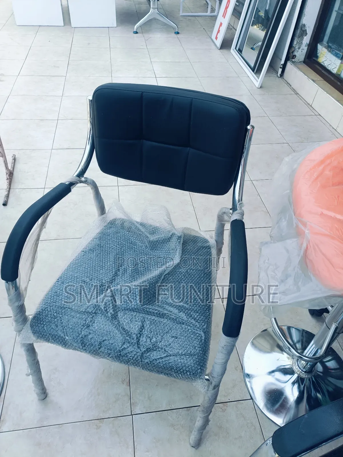 Chrome Office Chair (Waiting Chairs)