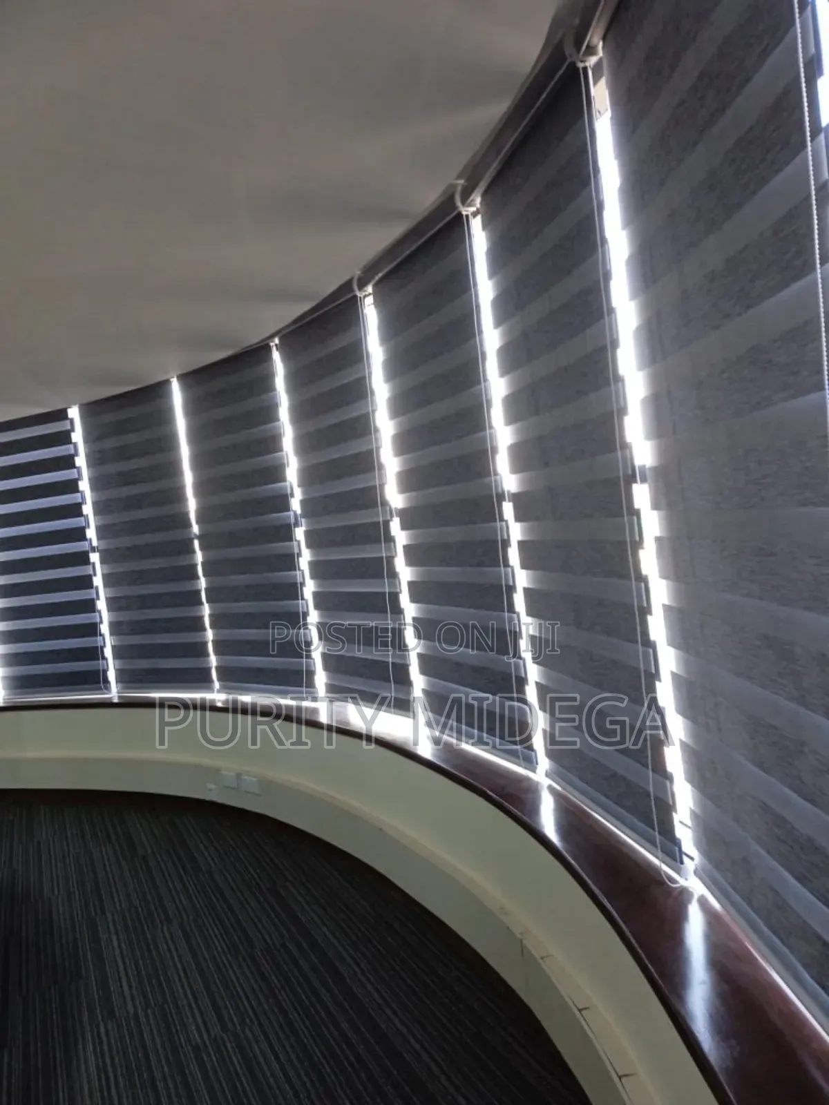 Grey Fabrics Horizontal /Zebra Blinders