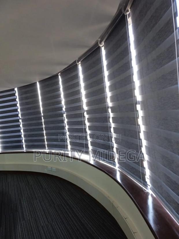 Grey Fabrics Horizontal /Zebra Blinders
