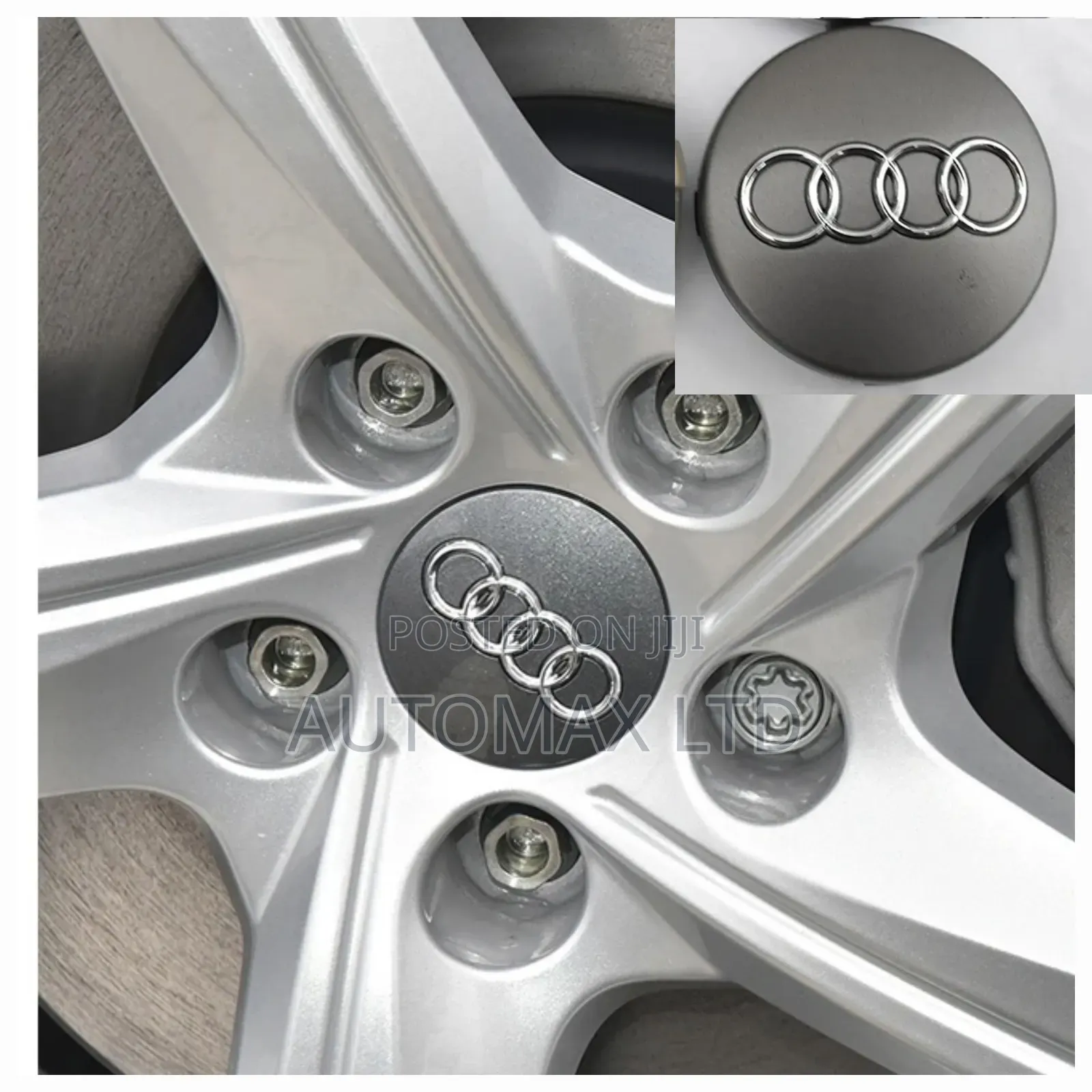 Audi Silver Hub Caps