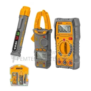 Ingco Dm3028 Electrical Test Kit – 3-Piece Set