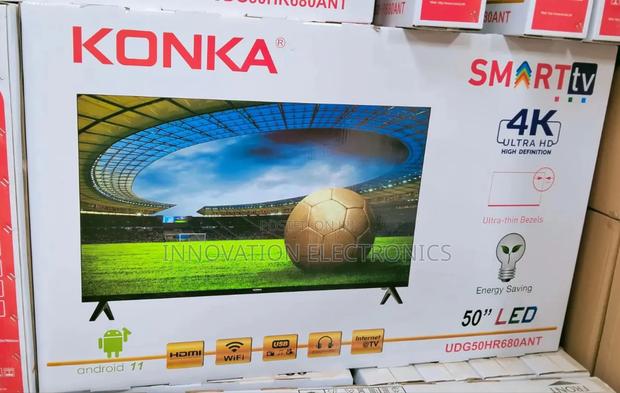 50 Inches Konka Smart Android 4 K Frameless Tv!