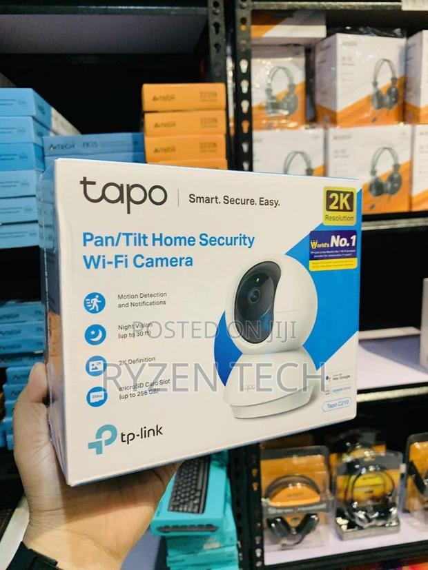 Tp-Link Pan/Tilt Home Security Wi-Fi Camera - TL-TAPO C210