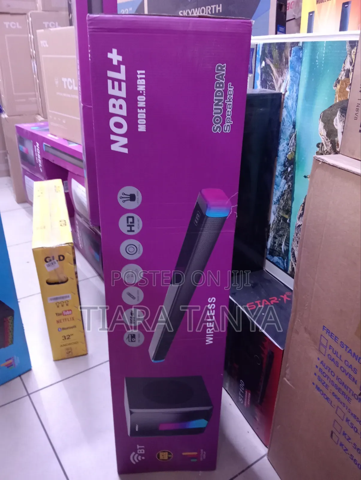 Nobel 2.1 205 Watts Soundbar System Deep Bass Blast