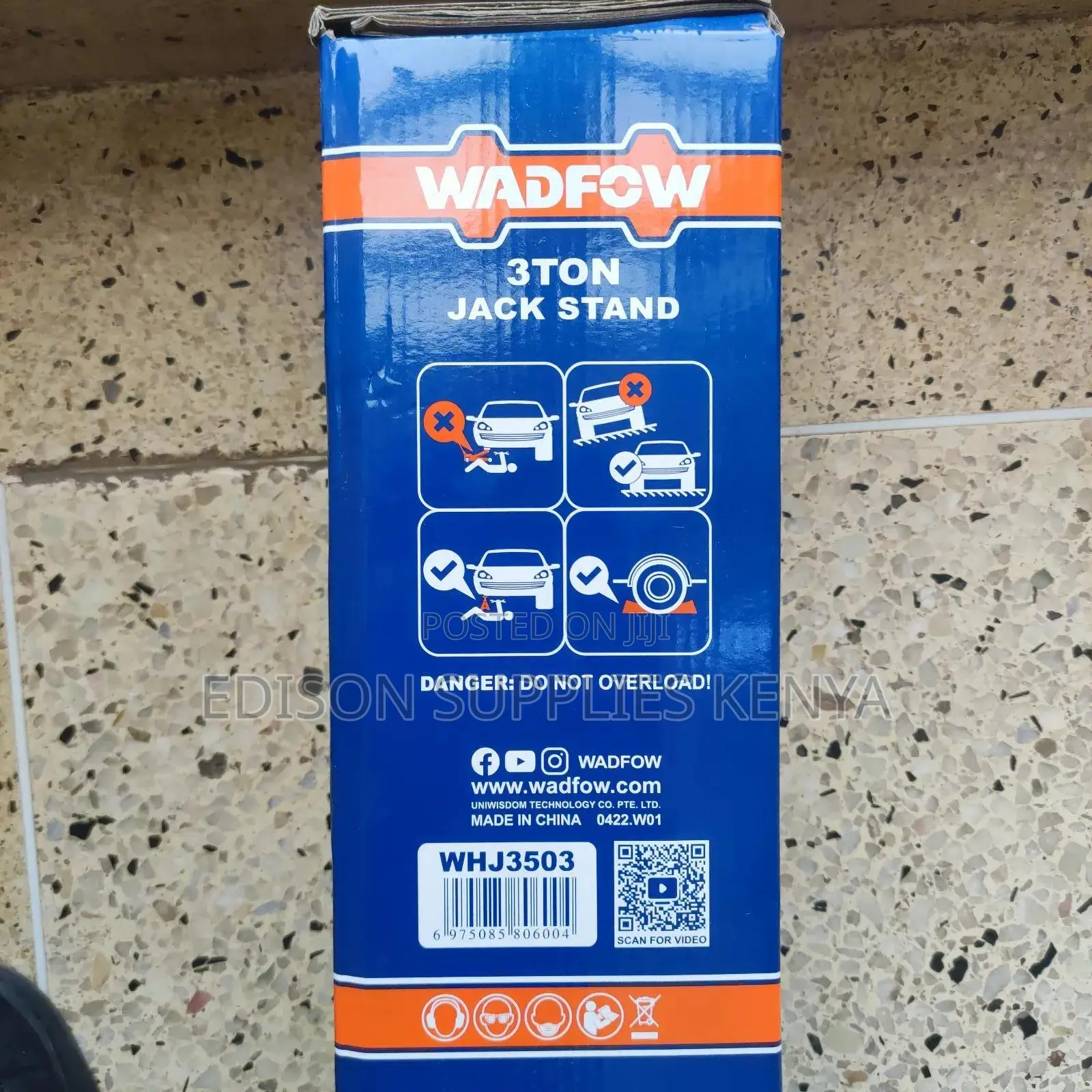 Jack Stands 3 Ton Wadfow Foldable Jack Stand 3tons 2pcs/Pair