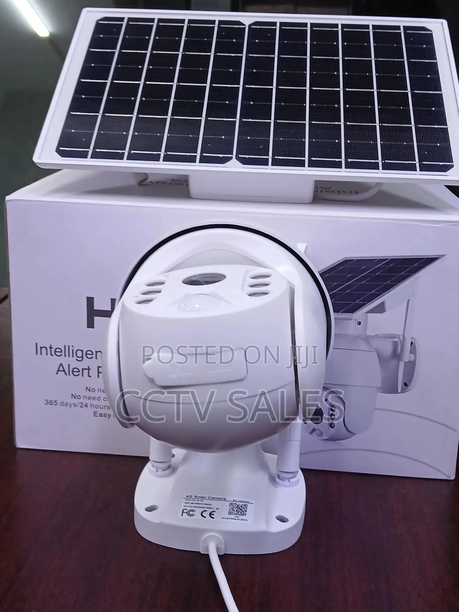 Intelligent Solar Powered 4G Sim Card Ubox Audio Camera