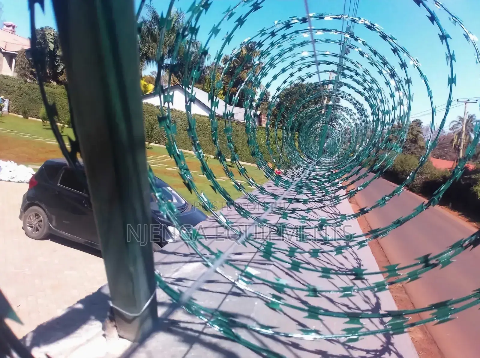 Security Anti-Climb Razor Wire PVC Coated