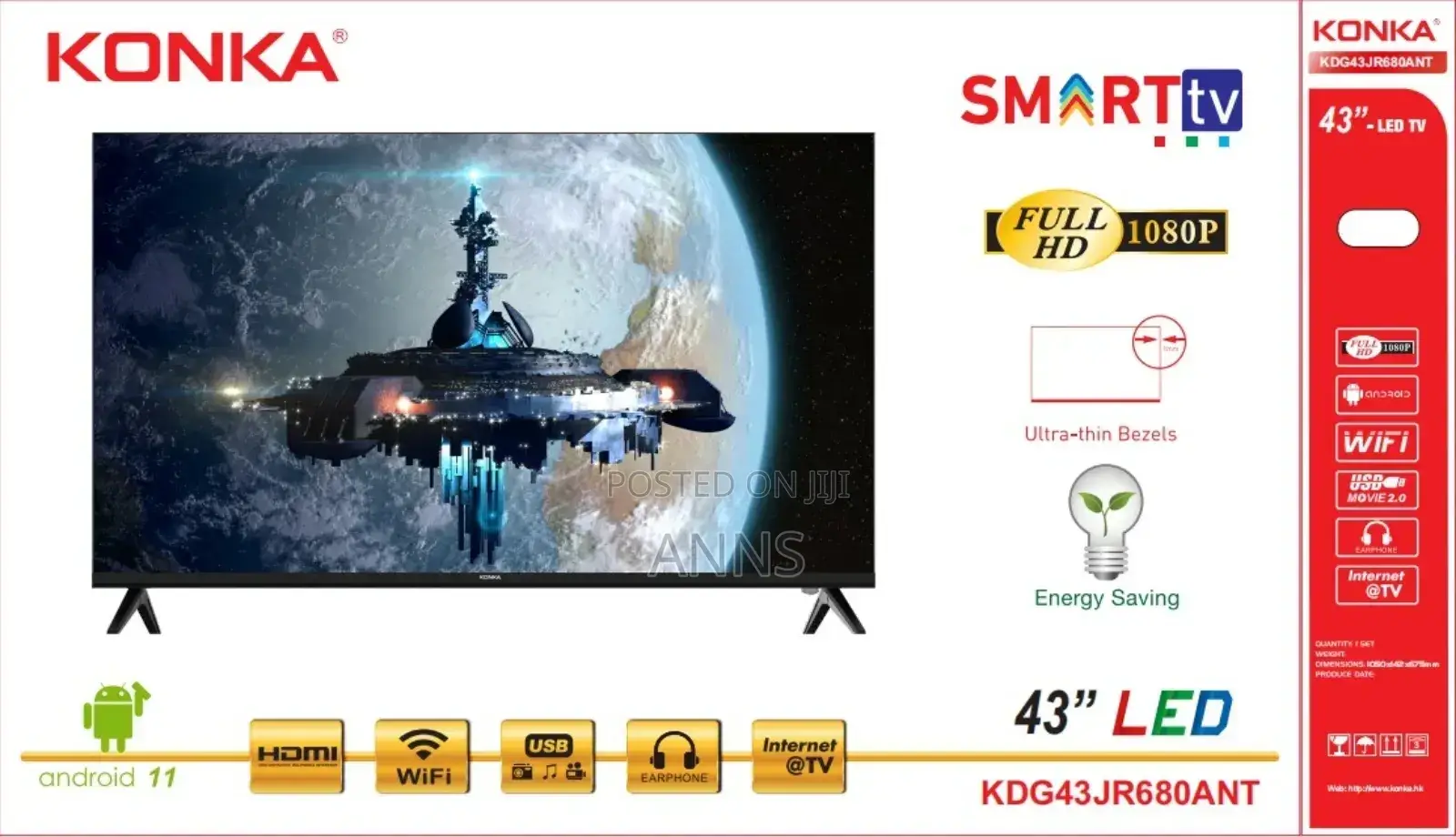 KONKA 50" Smart Television