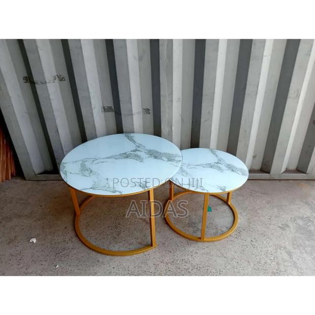 Marble Nesting Coffee Table - main view