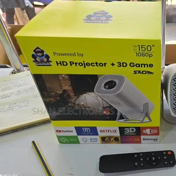 S40 MAX Portable Console Proyector Projector Game Console
