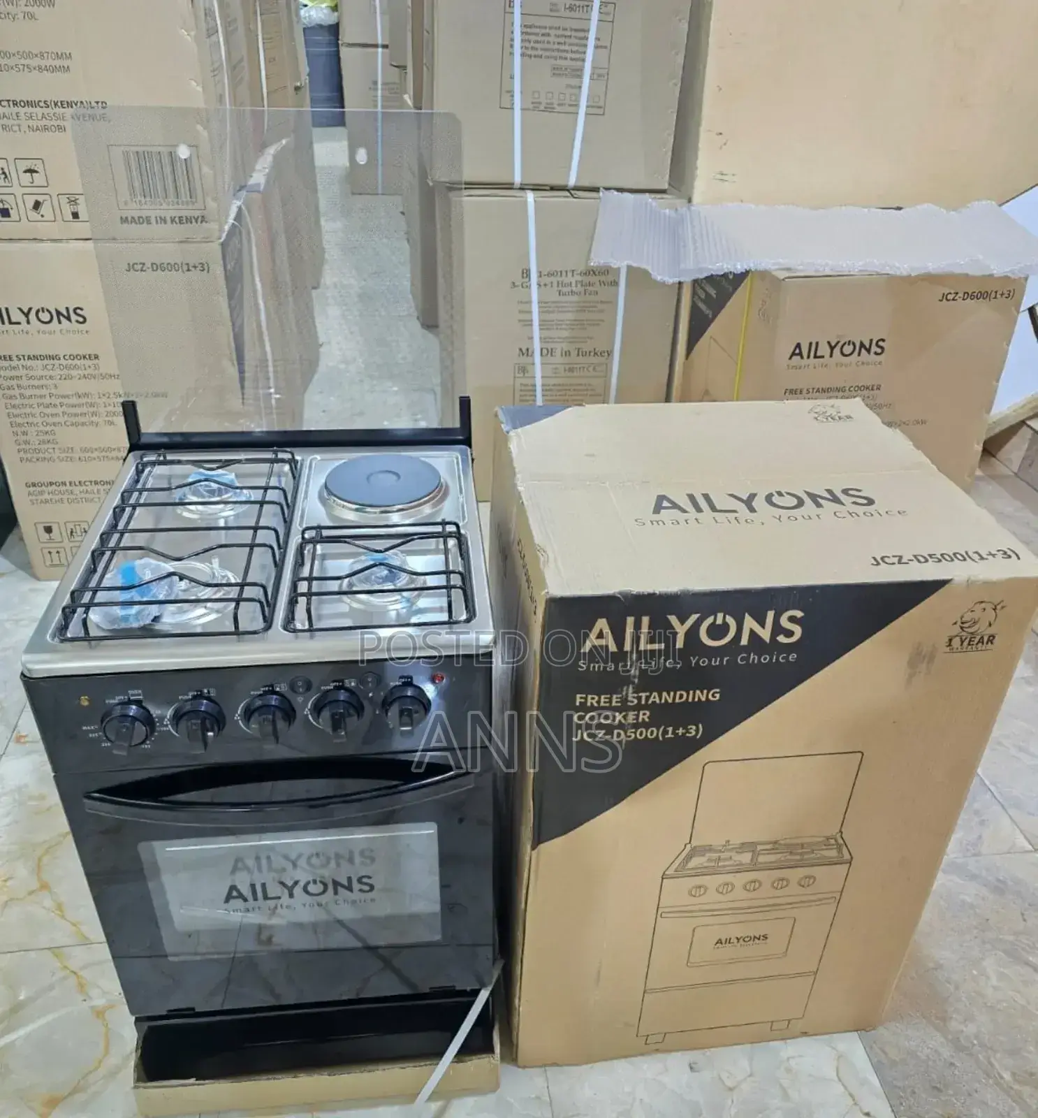 Ailyons 50 by 55 Standing Cooker