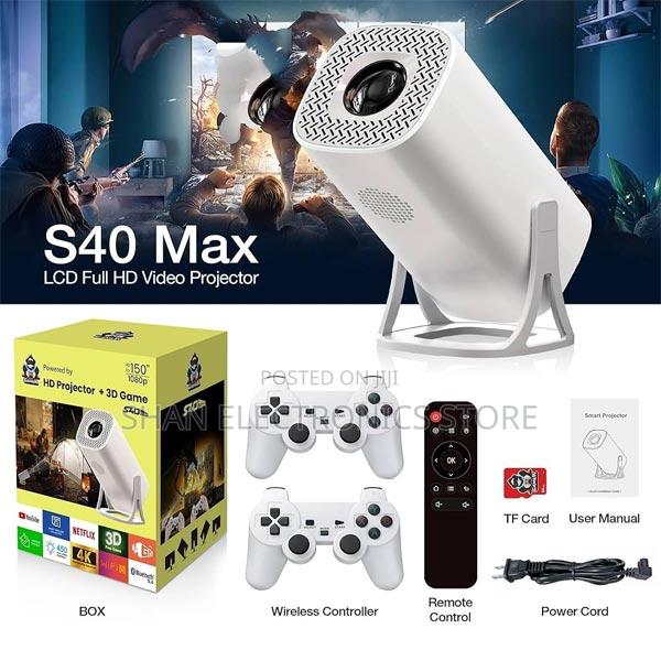 S40 Max 2-in-1 Smart Projector Game Console Android 11 Wif - main view