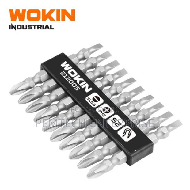 Industrial WOKIN Double End Screwdriver Bit Set 10pcs - main view