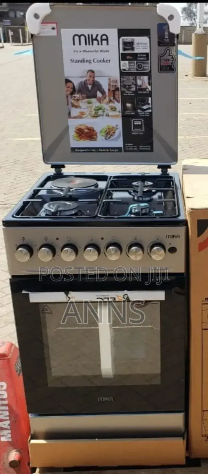 Mika 3+1 # 50×60 With Rapid Hot Plate Standing Cooker