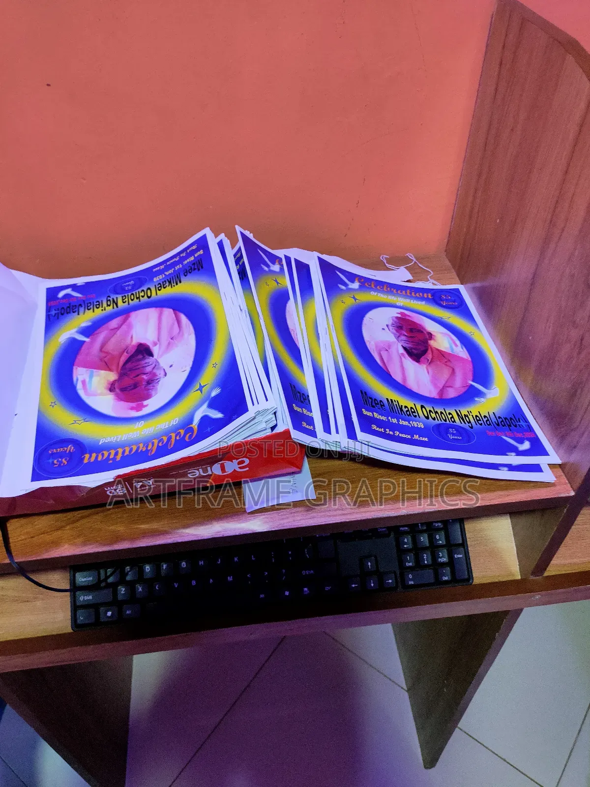 Eulogy A5 Printing Bulk 8 Pages 600 - 1000
