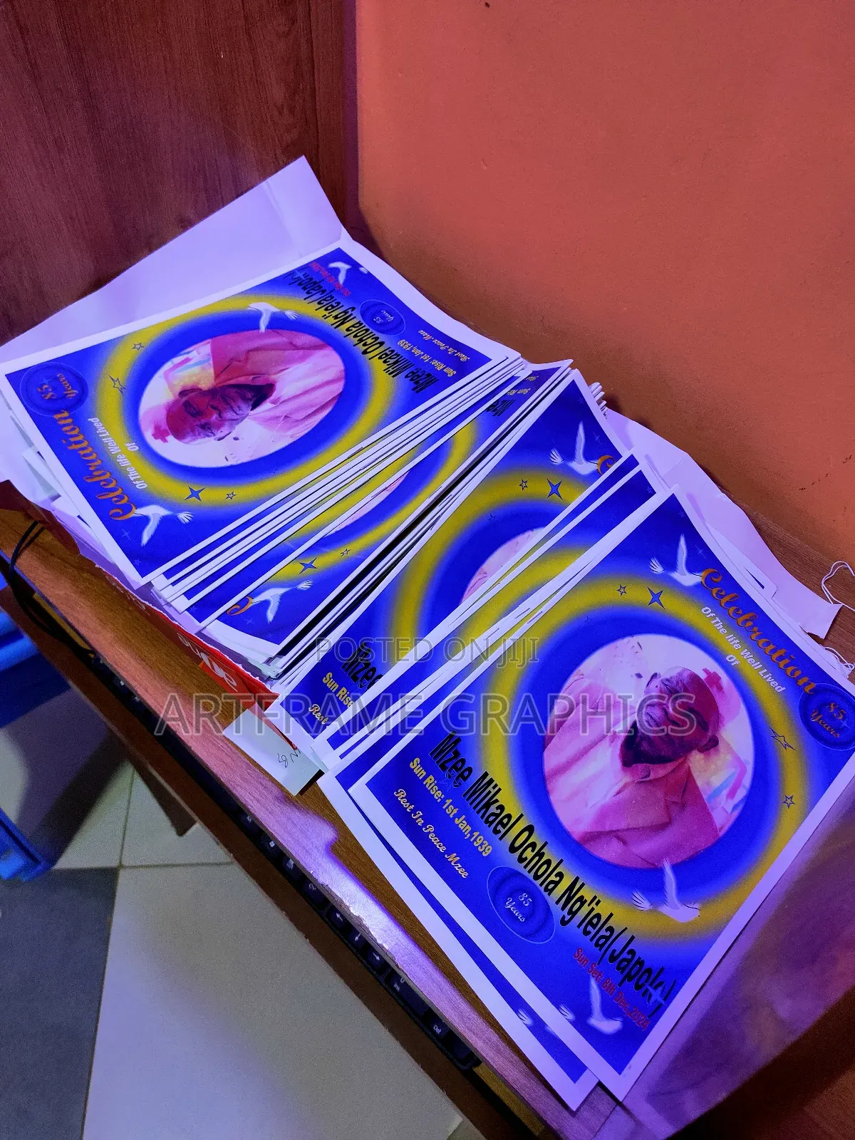 Eulogy A5 Printing Bulk 8 Pages 600 - 1000