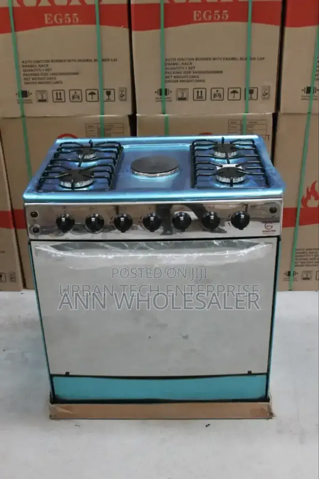 Eurochef 4 +1 Standing Cooker