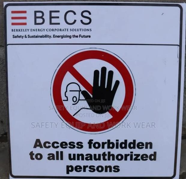 Restricted Area Signage