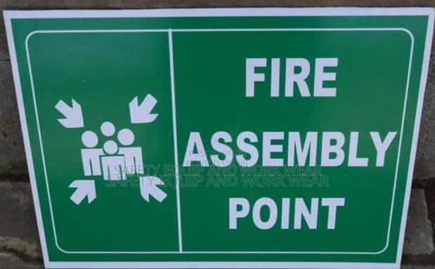 Fire Assembly Point Signage - main view