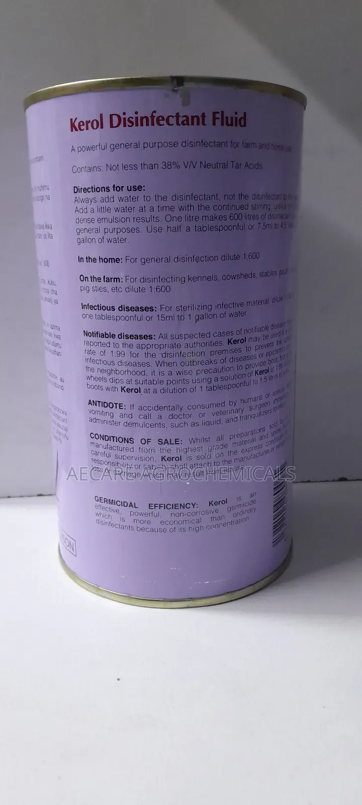 Kerol Disinfectant 250ml, 500ml And  1litre