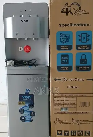 Von 3 Tap Silver Best Hot, Normal and Cold Dispenser
