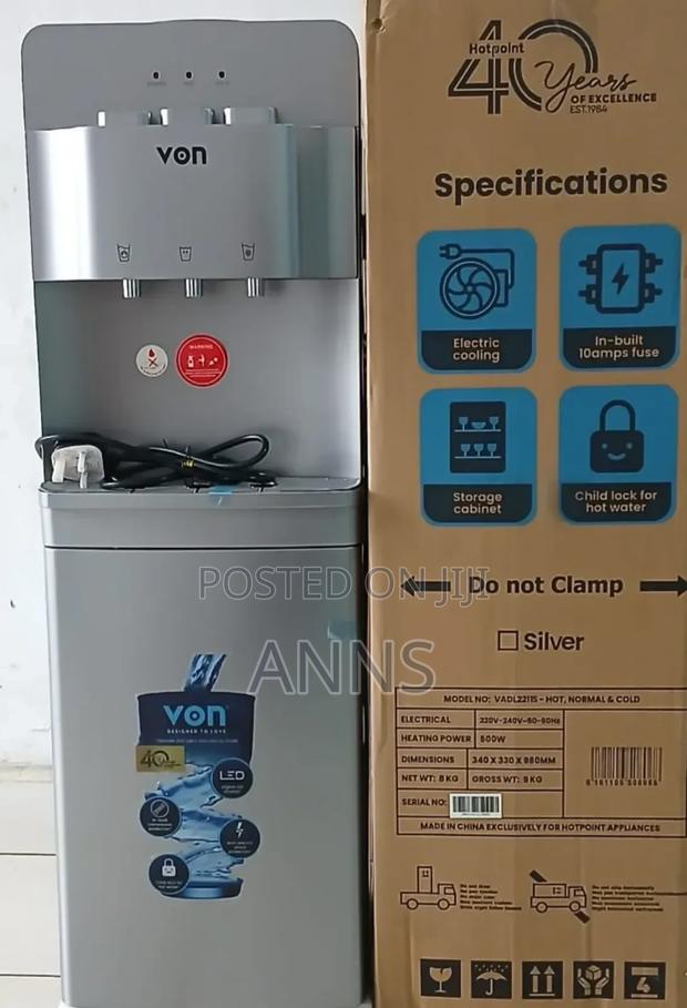 Von 3 Tap Silver Best Hot, Normal and Cold Dispenser