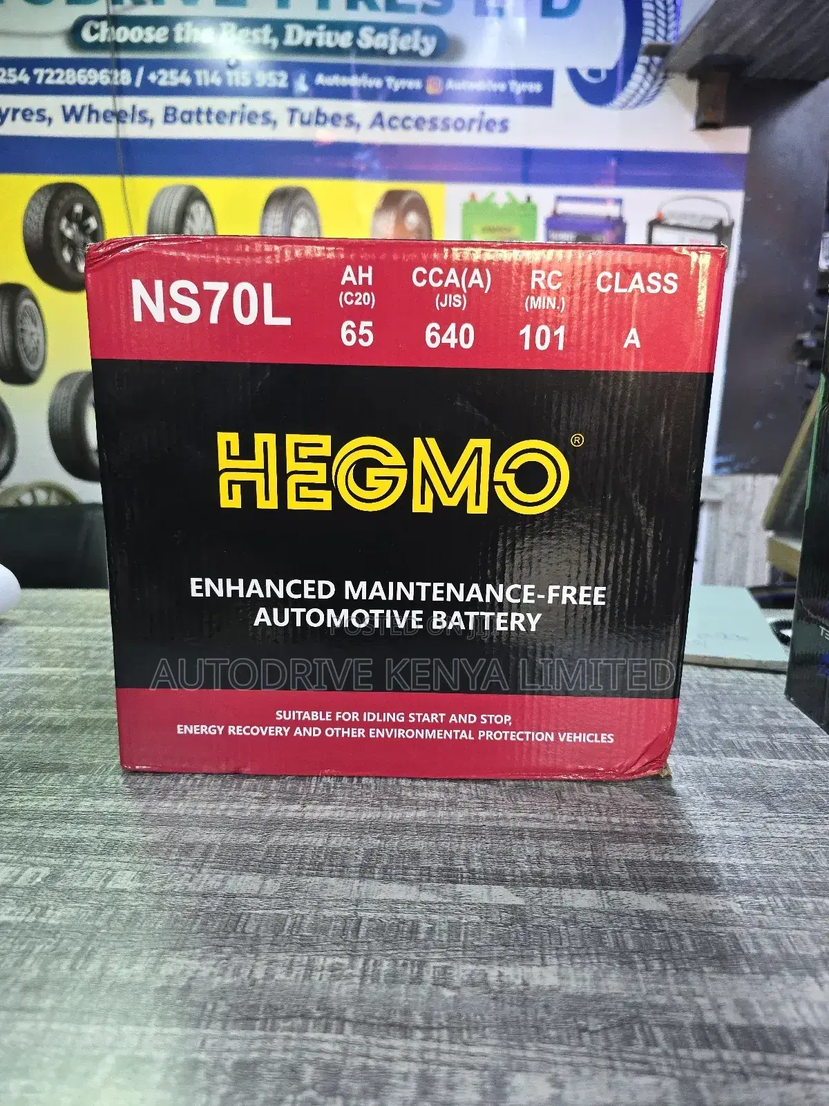 NS70L Hegmo Car Battery
