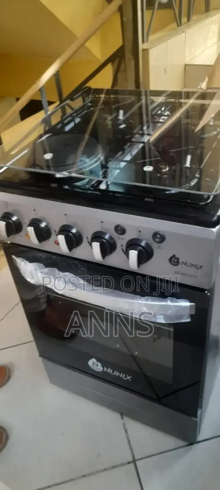 Nunix 3+1 Staineless Steel Standing Cooker