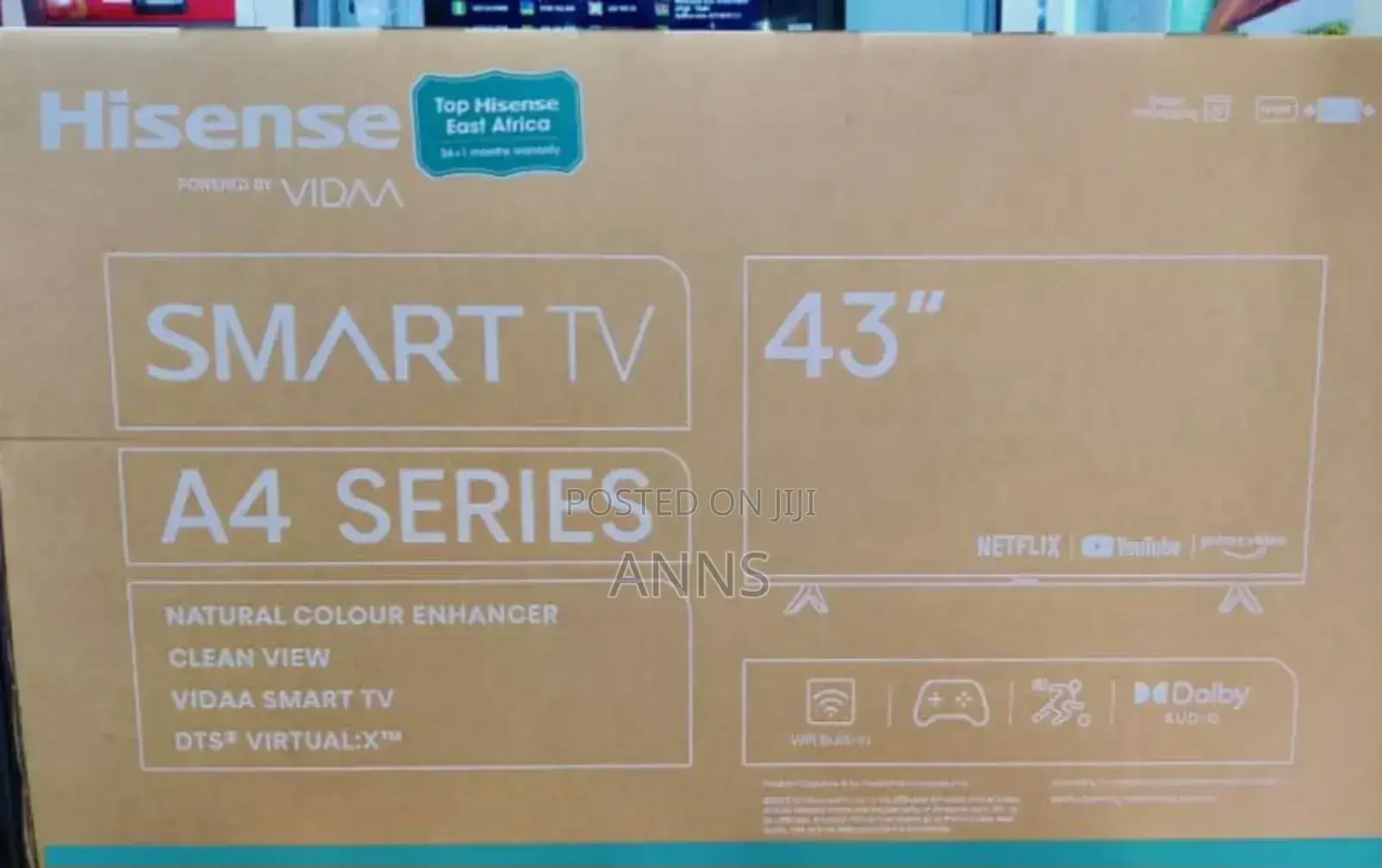 Hisense A6 43" Smart High Resolution Television