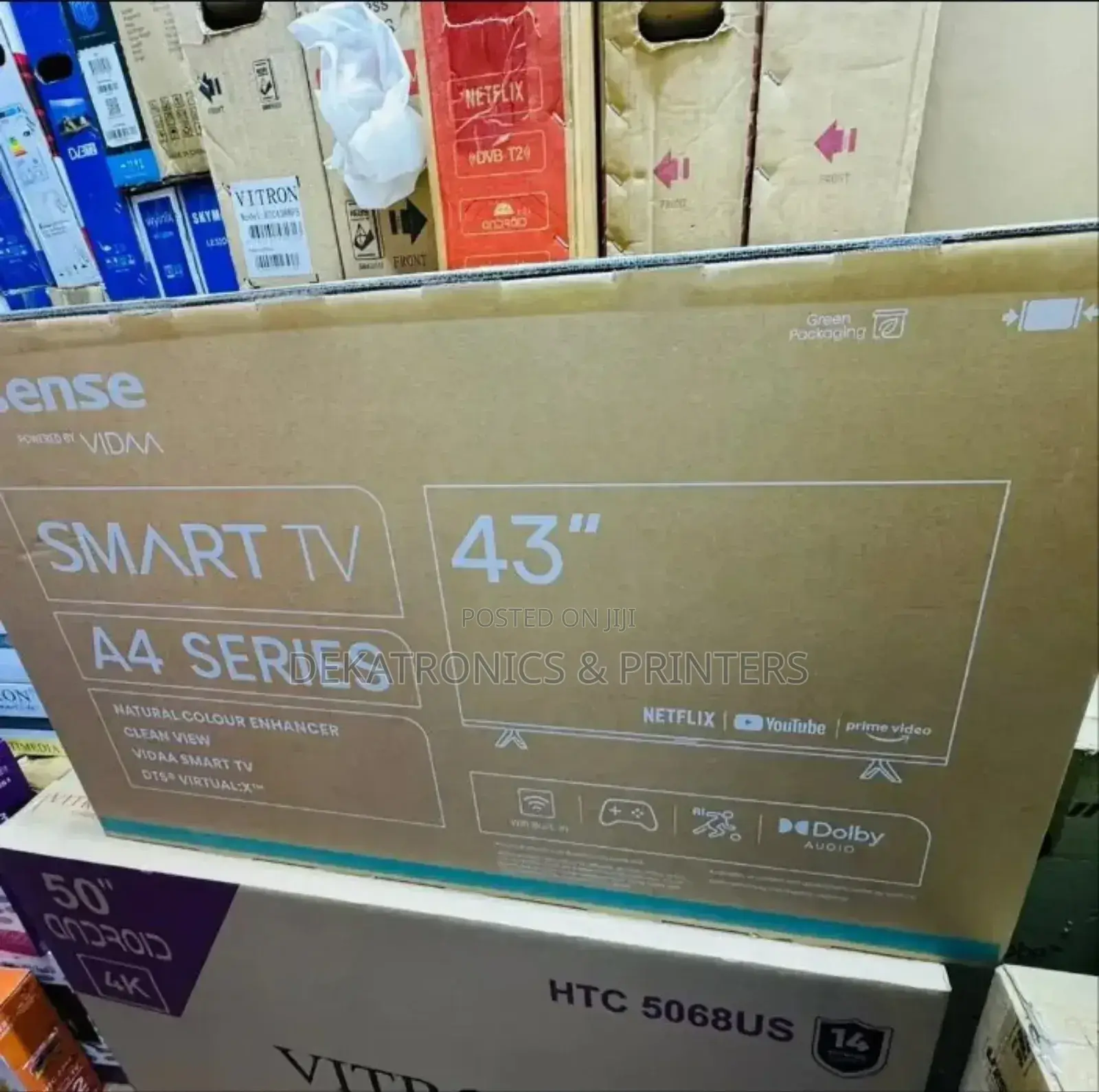 Hisense 43" Inch Smart Frameless A4 Tv