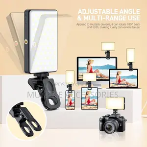120LED RECHARGE Phone RGB Selfie Clip Video CAMERA Light