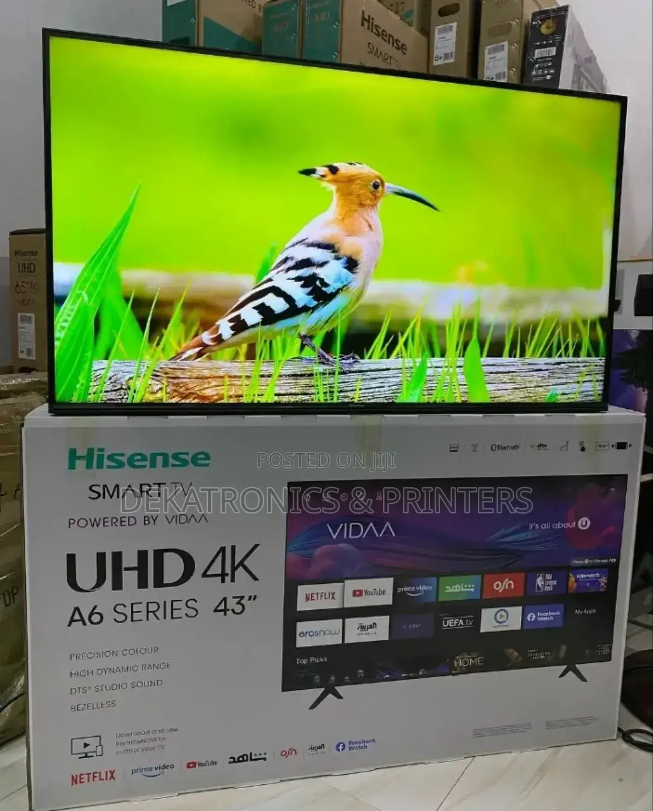 Hisense 43" Inch Smart A6 Uhd Frameless A6 Tv