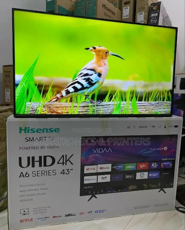 Hisense 43" Inch Smart A6 Uhd Frameless A6 Tv - main view