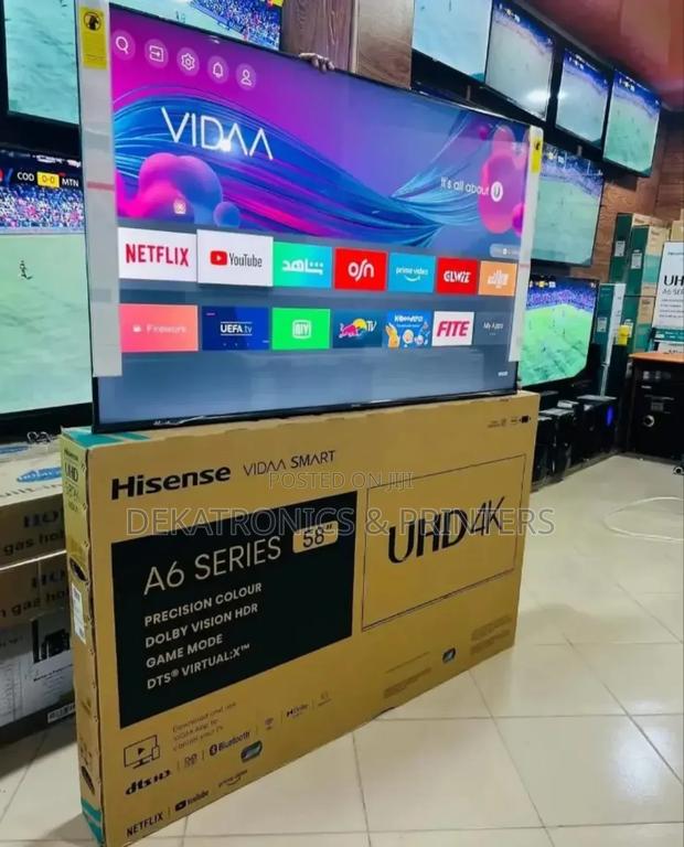 Hisense 58" Inch Smart Frameless Vidaa Tv