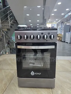 Nunix Full Gas Standing Cooker 4gas +Gas Ove 50×55