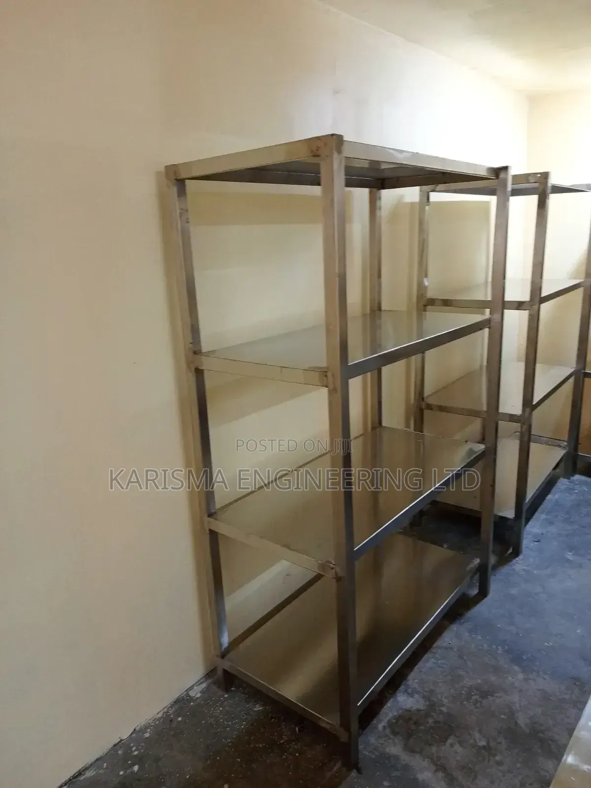 Restaurant/Industrial Racks. Stainless Steel.