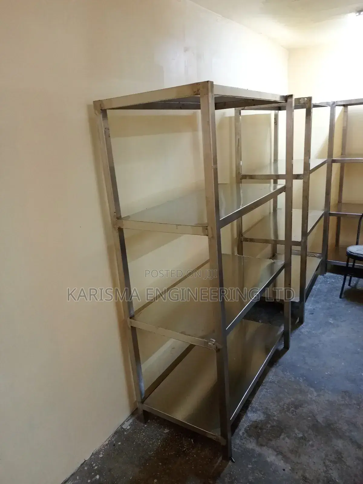 Restaurant/Industrial Racks. Stainless Steel.