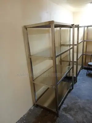 Restaurant/Industrial Racks. Stainless Steel.