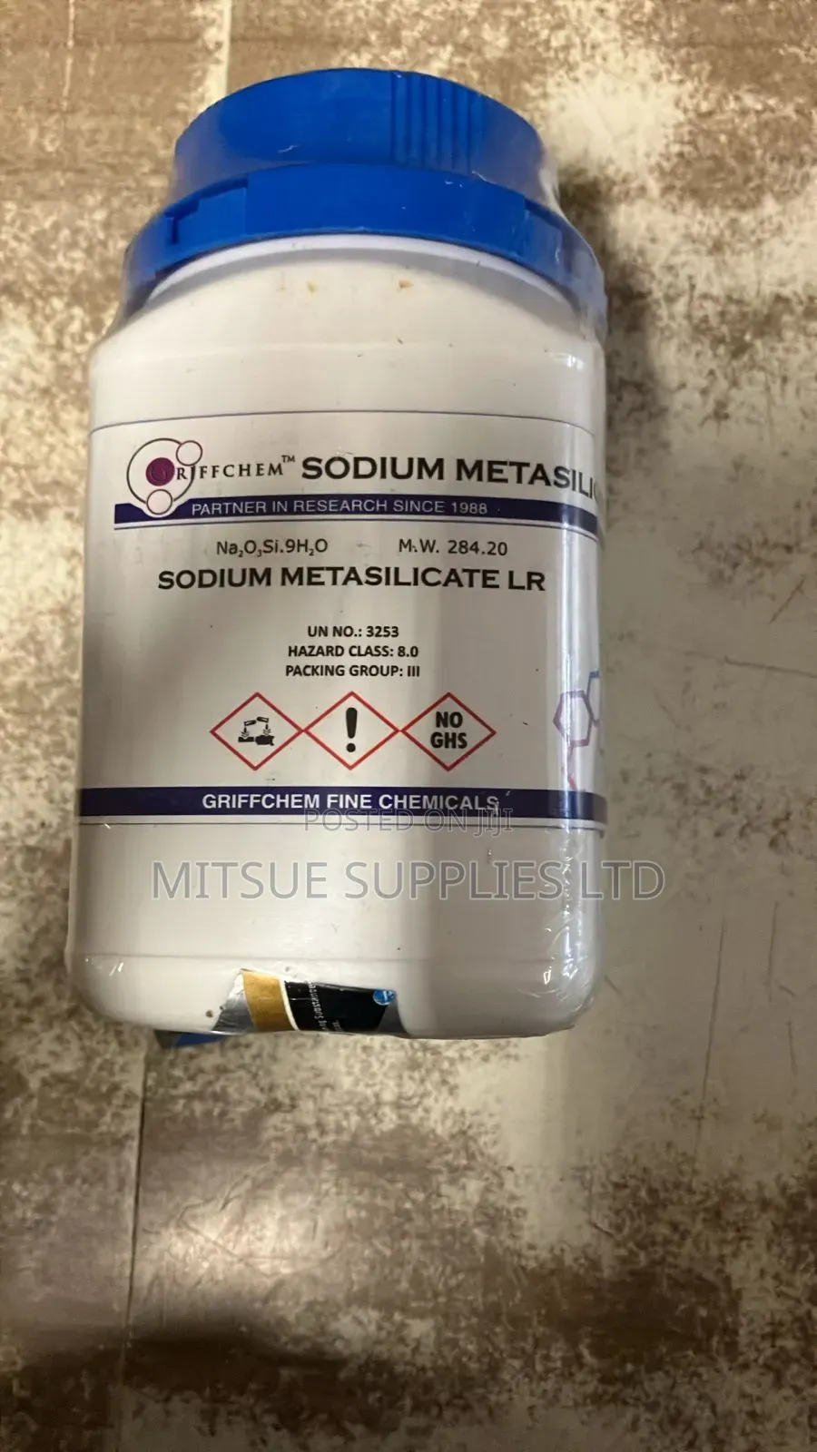 Sodium Metasilicate Powder Lr 500G Griffchem