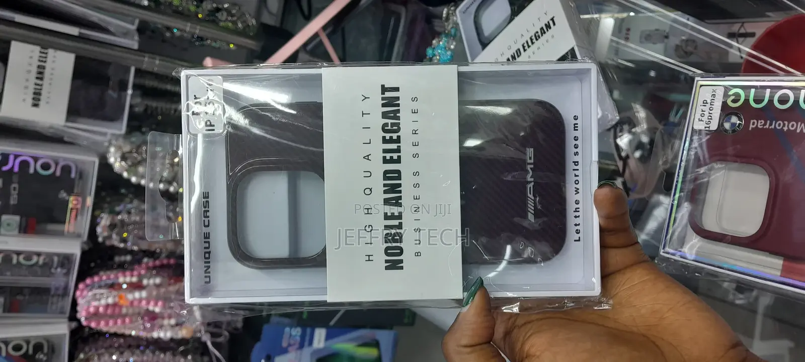 iPhone 16 Pro - PC/TPU Black Layer Design - AMG