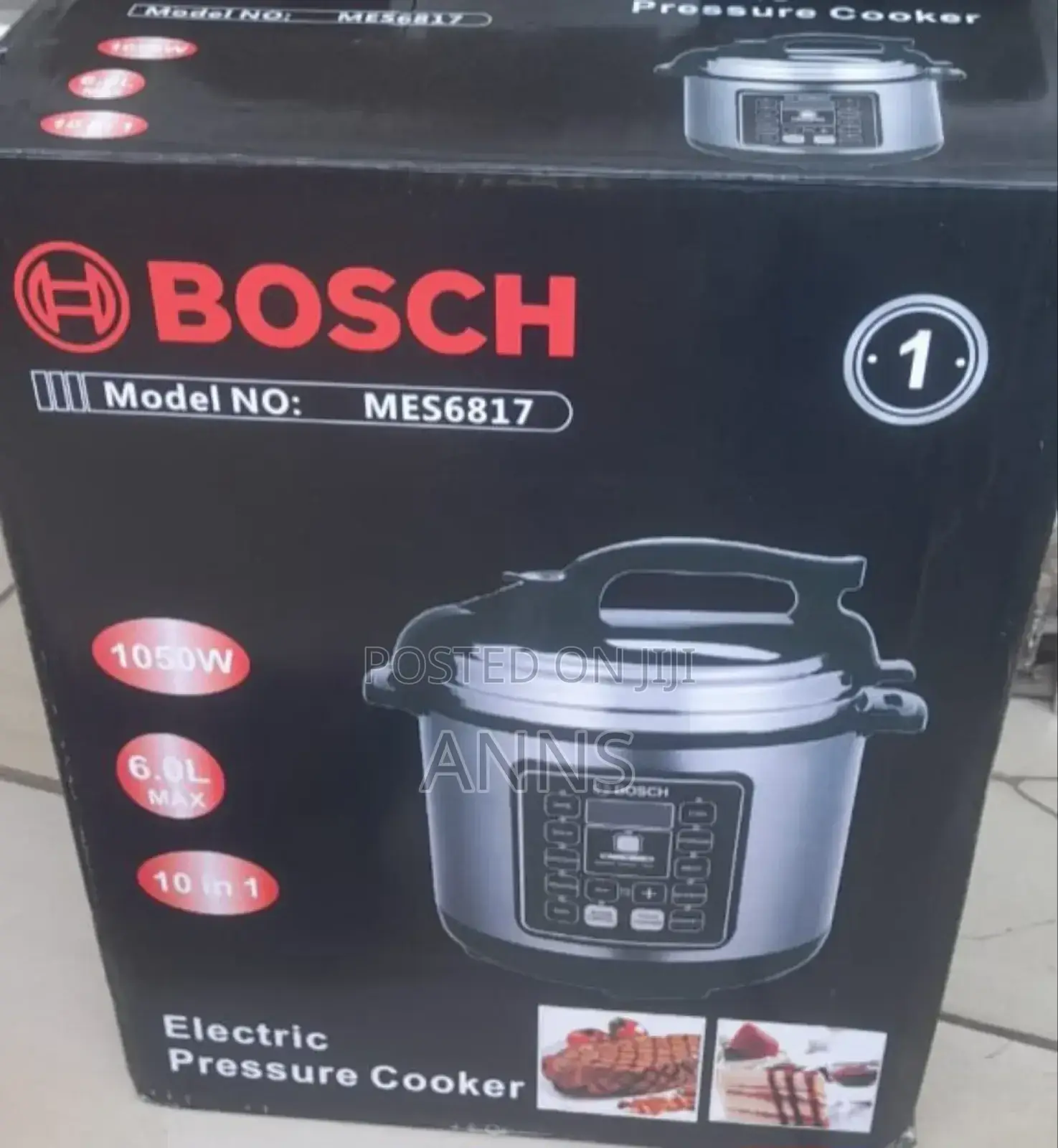 Bosch 6L Non Explosive Electric Pressure Cooker