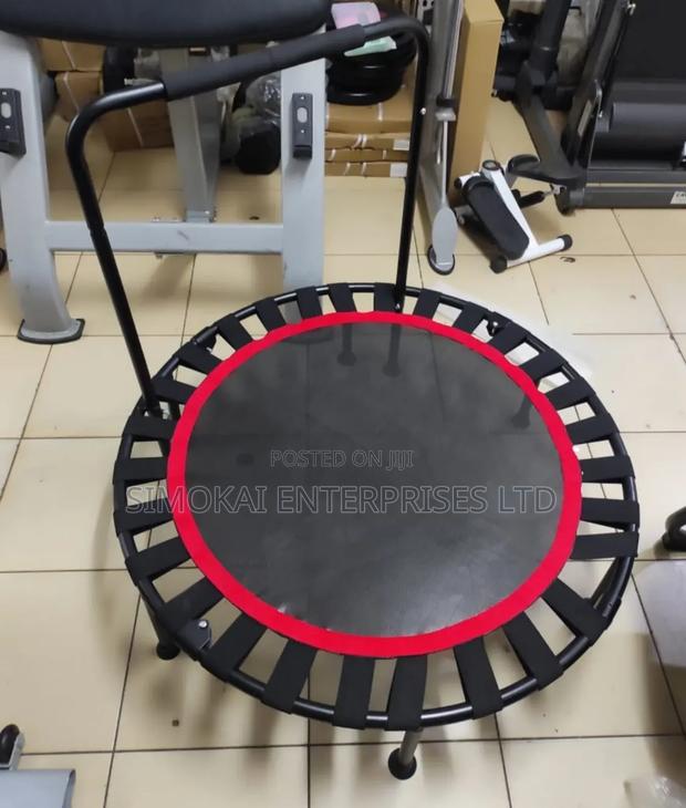 Gym Workout Trampolines With Handle - main view