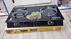 Nunix Glass Top Infrared Gas Stove Double Burner-2 Burner - thumbnail 2