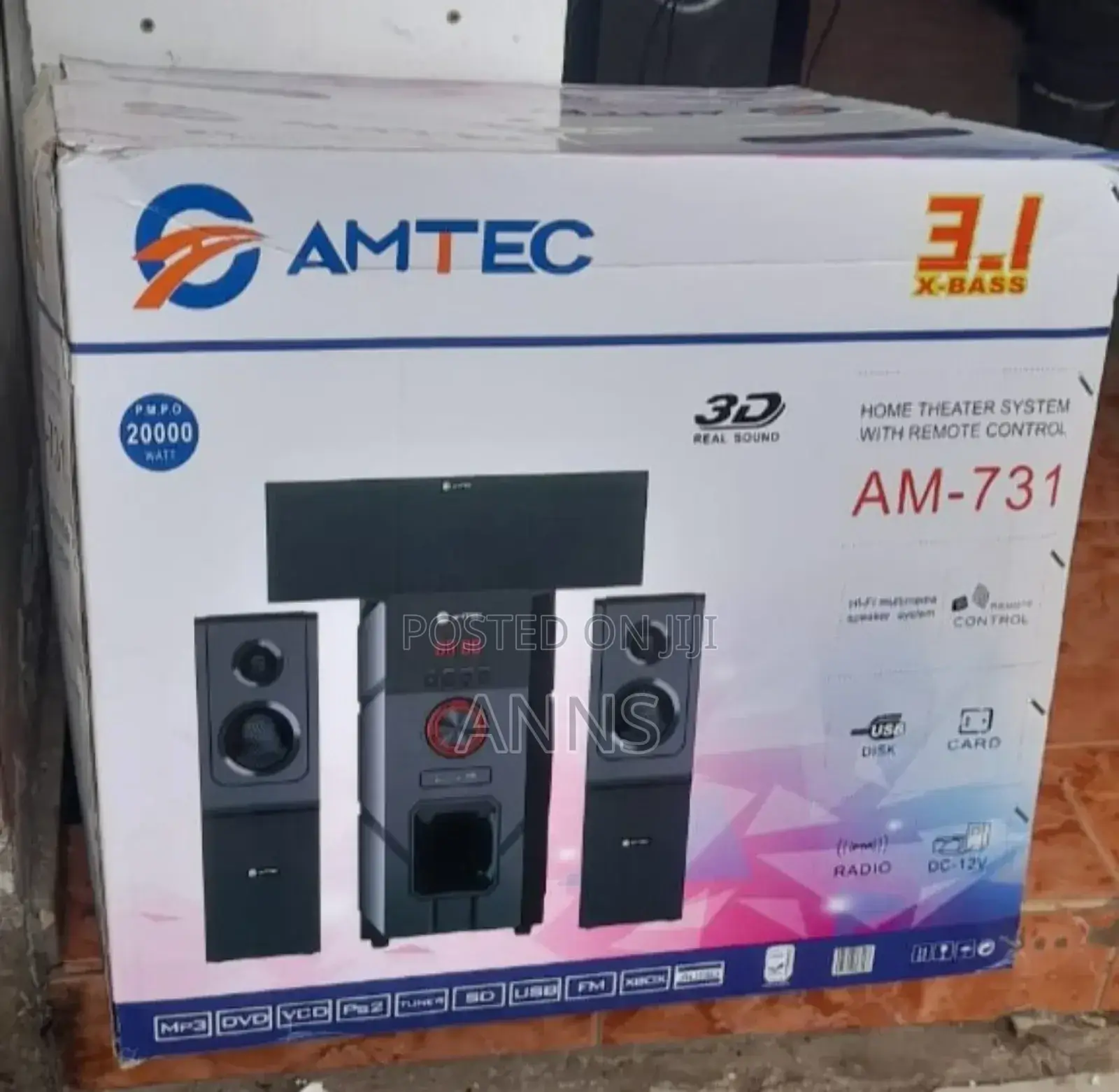 Amtec AM-731 Best 3.1 Home Theatre System